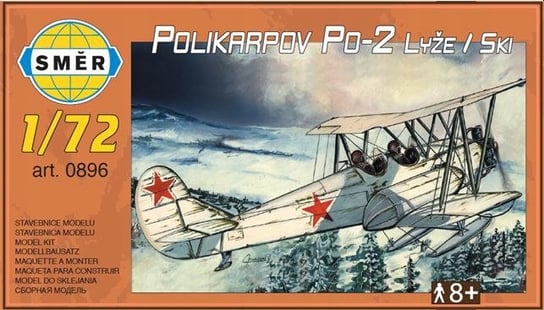 Smer 0896 Samolot Polikarpov Po-2 / Ski 1:72 Model do sklejania Směr