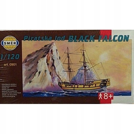 SMER 0901 Okręt Statek piratów Black Falcon skala 1:120 Model do sklejania Směr