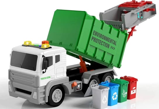 Śmieciarka Duża Ciężarówka Segregacja Śmieci Inna marka
