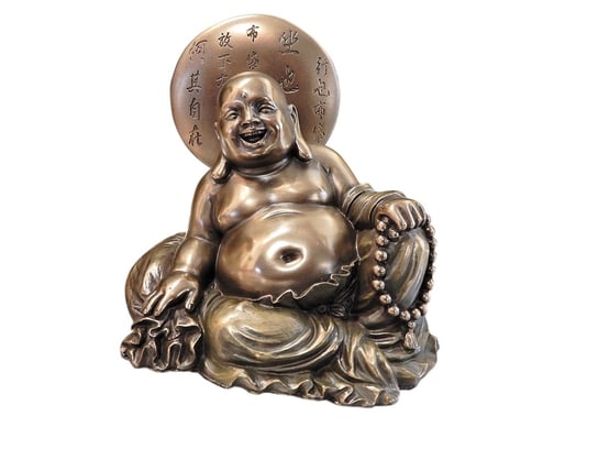 ŚMIEJĄCY SIĘ BUDDA Z YUANBOA SYMBOL SZCZĘŚCIA I RADOŚCI Veronese