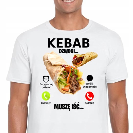Śmieszna Koszulka Kebab Dzwoni Muszę Iść Xxl 3284 Inna marka