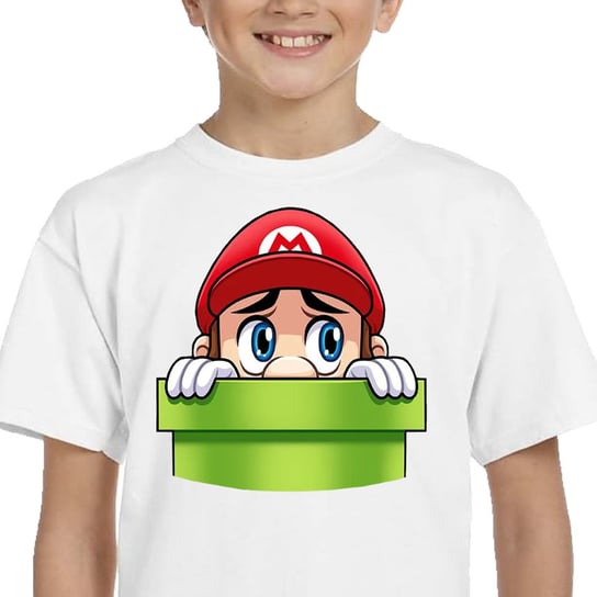 Śmieszna Koszulka Super Mario Bros Jakość 104 3304 Inna marka