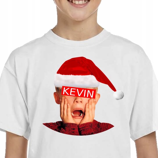 Śmieszna Koszulka Świąteczna Kevin Sam W Domu 104 Inny producent