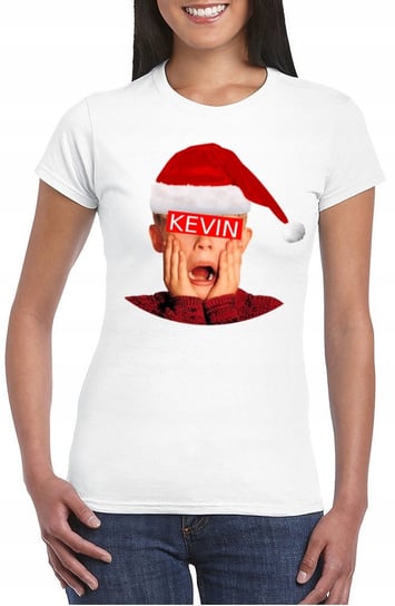 Śmieszna Koszulka Świąteczna Kevin Sam W Domu S Inna marka
