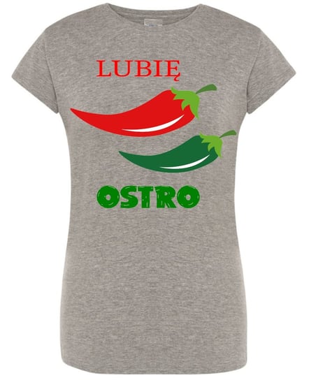 Śmieszna Koszulka T-Shirt Lubię Ostro r.S Inna marka