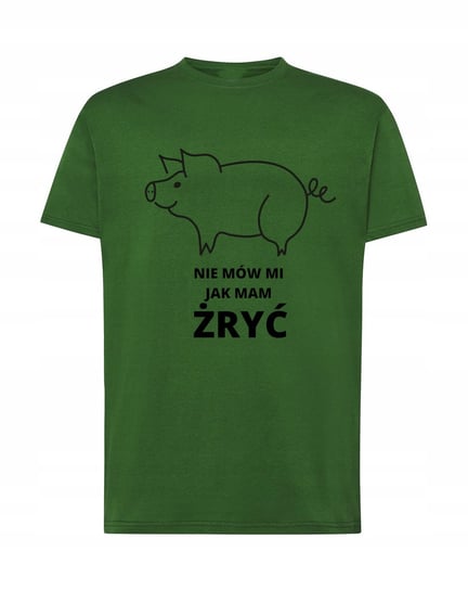 Śmieszny T-Shirt Nie mów mi jak mam ŻRYĆ r. XXL Inna marka