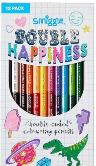 Smiggle- kolorowe kredki Double Happines Inna marka