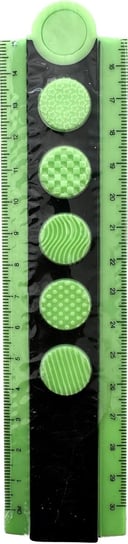 Smiggle- zielona linijka zmniejszana na dwie części Smiggle