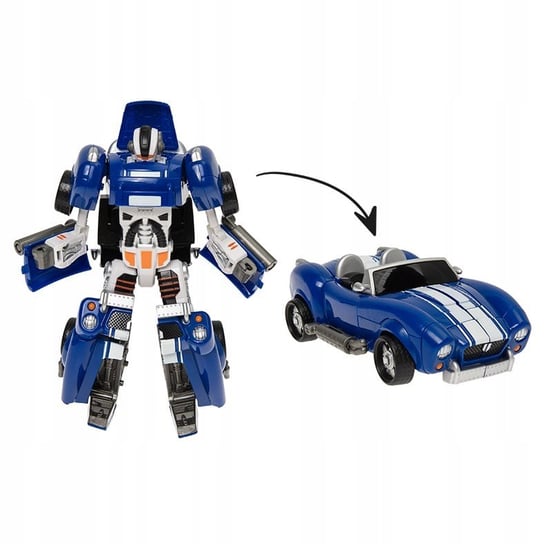 SMIKI Samochód Robot Transformujący Niebieski Smiki