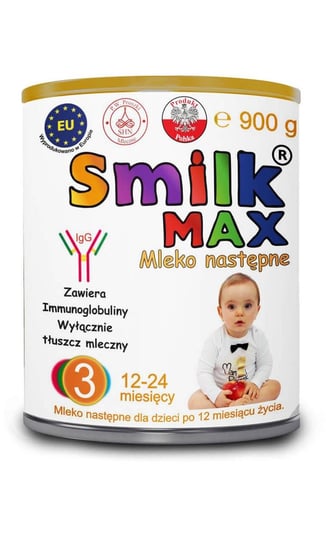 Smilk Max 3, mleko modyfikowane, 900 g Smilk