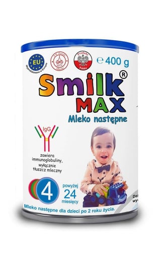 Smilk Max 4, mleko modyfikowane, 400 g Smilk
