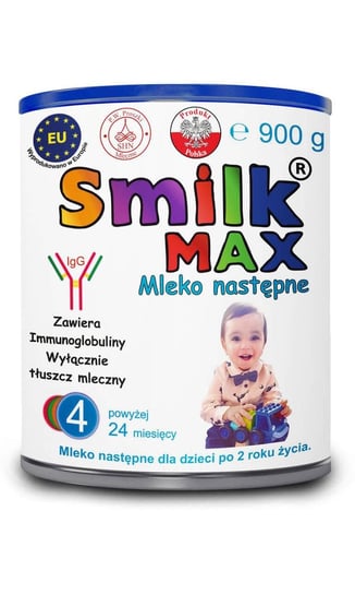 Smilk Max 4, mleko modyfikowane, 900 g Smilk