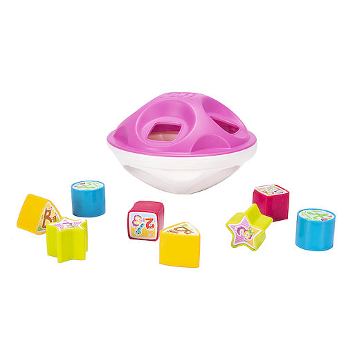 Smily Play, zabawka edukacyjna Sorter, różowy Smily Play