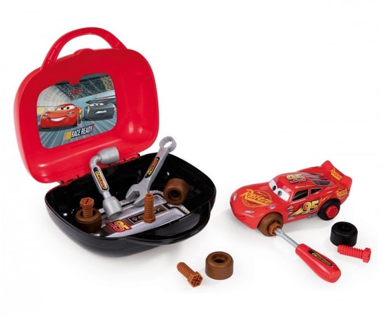 Smoby, Auta 3, zabawka edukacyjna Narzędzia samochodowe w walizce Zygzak McQueen Smoby