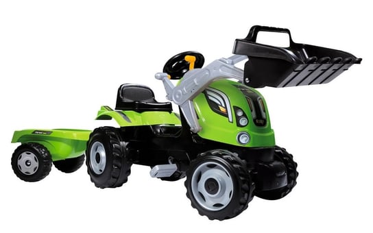 Smoby Traktor Na Pedały Farmer Max Z Przyczepą I Ładowarką Szuflową Smoby