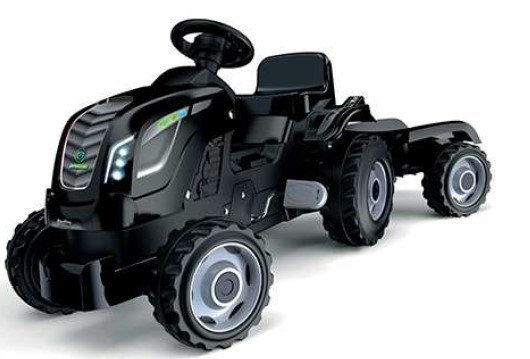 Smoby, Traktor XL Czarny Smoby