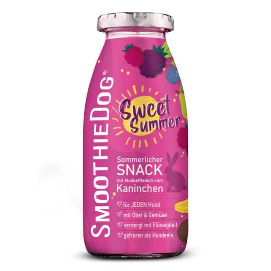 SmoothieDog Kaninchen Sweet Summer - smoothie dla psa królik z marchewką i owocami (250ml) SmoothieDog