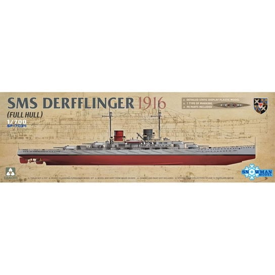 SMS Derfflinger 1916 1:700 Takom SP-7034 Takom
