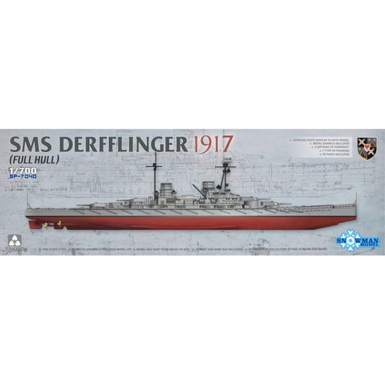 SMS Derfflinger 1917 1:700 Takom SP-7040 Takom
