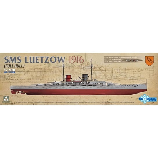 SMS Luetzow 1916 1:700 Takom SP-7036 Takom