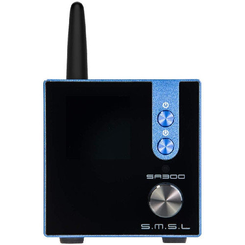 SMSL SA300 niebieski Wzmacniacz Klasa D Bluetooth Sub SMSL
