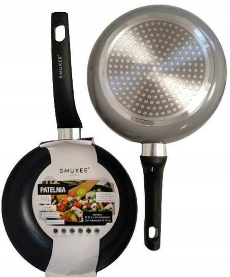 Smukee Patelnia Z Powłoką Non-Stick 20 Cm Szara SMUKEE