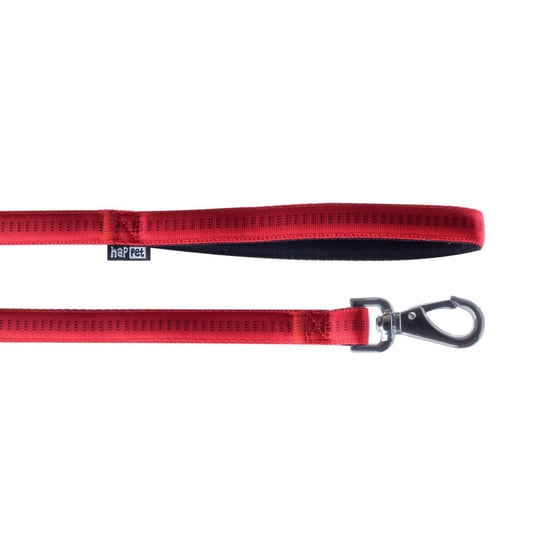 Smycz dla psa HAPPET Soft Style, czerwona, rozmiar XL, 2,5 cm Happet