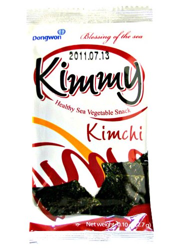 Snacki z alg morskich Kimmy Kimchi 2,7g - Dongwon Yangban Dongwon