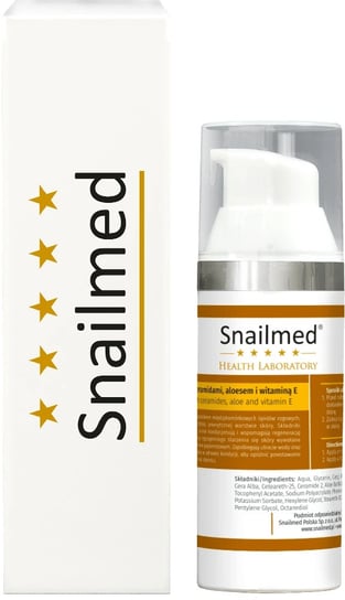 Snailmed Krem po goleniu do twarzy i głowy 50ml snailmed