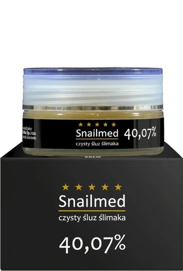 Snailmed, Przeciwstarzeniowy Krem do twarzy Czarna Perła z naturalnym śluzem ślimaka i kwasem hialuronowym, 50 ml snailmed