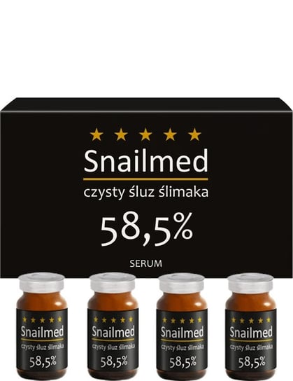 Snailmed, serum ze śluzem ślimaka 58,5%, 4 ampułki po 8 ml snailmed
