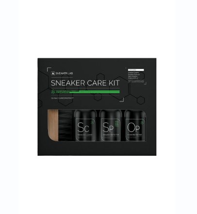 Sneaker LAB - SNEAKER CARE KIT (1x SNEAKER CLEANER 50ml + 1x ODOR PROTECTOR 50ml + 1x SNEAKER PROTECTOR 50ml + 1x Sneaker Brush + 2x Sneaker Wipes) Sneaker Lab