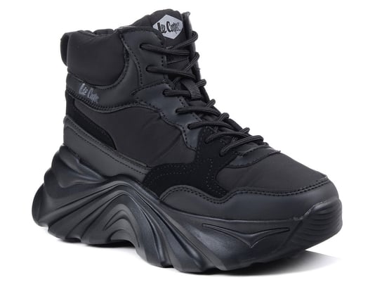 Sneakersy damskie Lee Cooper 3154 czarne buty sportowe ocieplane wysokie-40 Lee Cooper