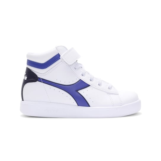Scarpe Diadora Game P High GS Lifestyle, Sportswear, Materiale Sintetico, Colore Bianco/Rosso