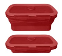 Śniadaniówka silikonowa Coolpack 1200ML Rpet Red CoolPack