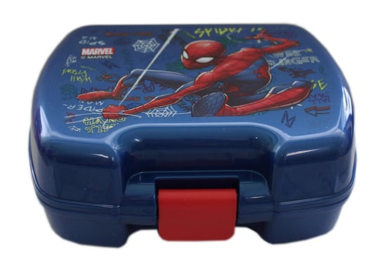 Śniadaniówka Spiderman Z Zaciskiem Niebieska ZDTRADING