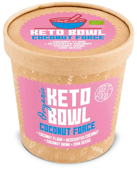 Śniadaniowy Keto Bowl Coconut Force BIO 70g - Diet Food Diet-food