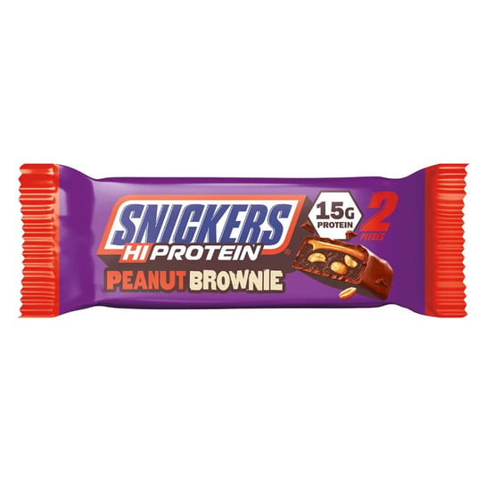 Snickers Hi Protein Peanut Brownie 15G Protein 50G Baton Białkowy Peanut Brownie Mars