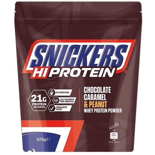 Snickers Hi Protein Whey 875G Chocolate Caramel Mars