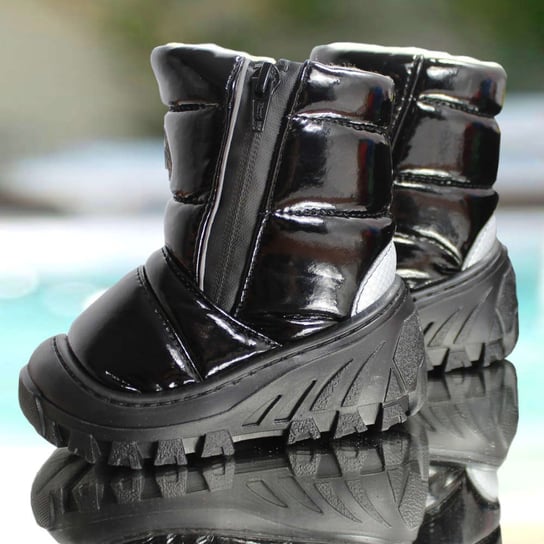 Śniegowce buty dziecięce zimowe ocieplane Bartek Czarne 11625005 24 Bartek
