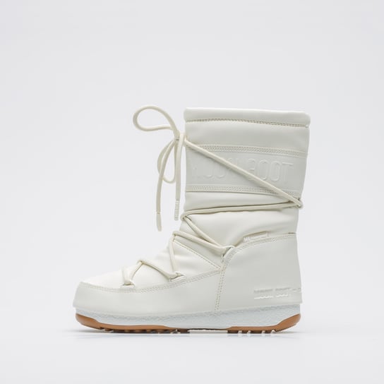 Śniegowce Mid Rubber Wp Cream - Us 7 / Eu 38 / 24.4 Cm Moon Boot