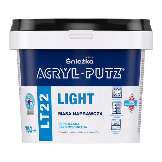 Śnieżka Acryl-Putz LT22 Light masa naprawcza 750 ml Śnieżka