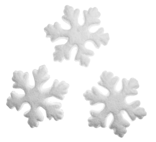 Śnieżynka styropianowa 75 mm, 24 szt. dpCraft