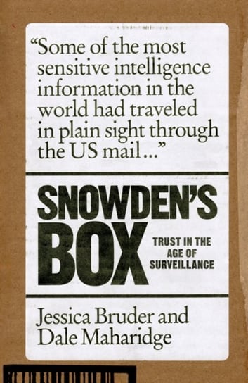 Snowdens Box: Trust in the Age of Surveillance Opracowanie zbiorowe