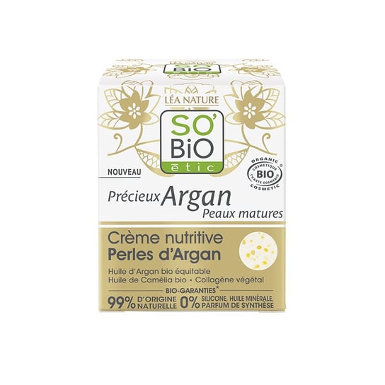 So Bio, étic Precieux Argan, Krem do skóry dojrzałej, 200 ml So Bio