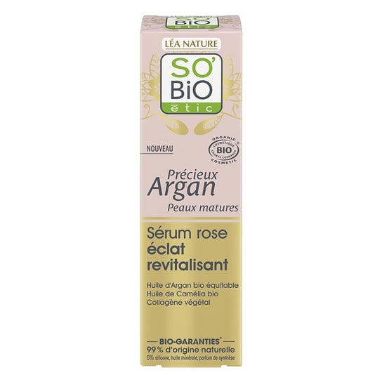 So Bio, étic Precieux Argan, Różowe serum do skóry dojrzałej, 30 ml So Bio