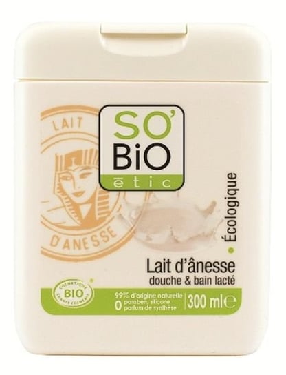 So Bio, krem pod prysznic i do kąpieli mleko ośle, 300 ml So Bio