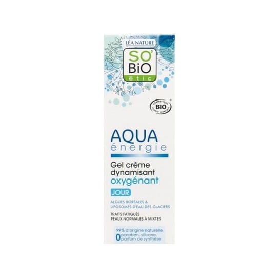 So Bio, krem-żel dynamizująco dotleniający na dzień Aqua Energie, 50 ml So Bio