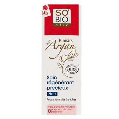 So Bio, Oleje arganowe, bogaty krem regenerujący na noc, 50 ml So Bio