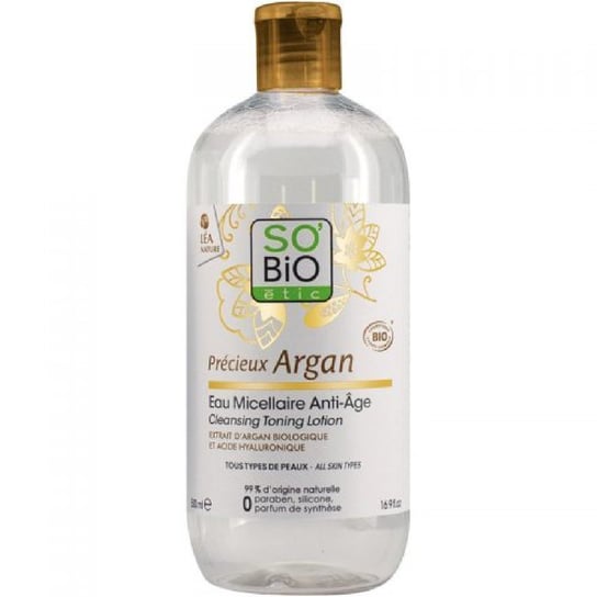 So Bio, Oleje arganowe, przeciwzmarszczkowa woda micelarna, 500 ml So Bio